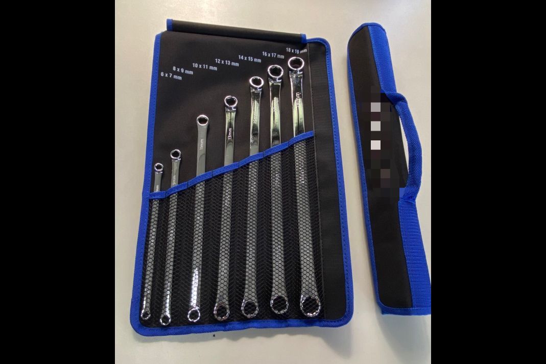 7pcs Extra Long Double Ring Anti-Slip Combination Wrench Set