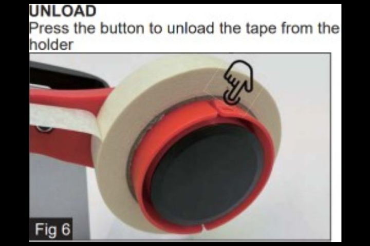 Car Paint Masking Tape Soft Edge Dispenser – W/O Tape