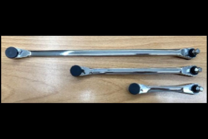 3PCS 72T 2 WAY REVERSIBLE DOUBLE END RATCHETING WRENCH SET, FIXED HEAD