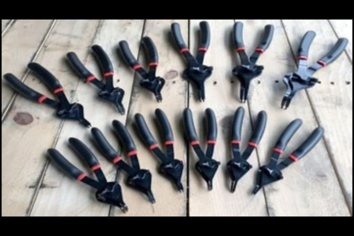 12Pcs Quick Change Snap Ring Pliers Set