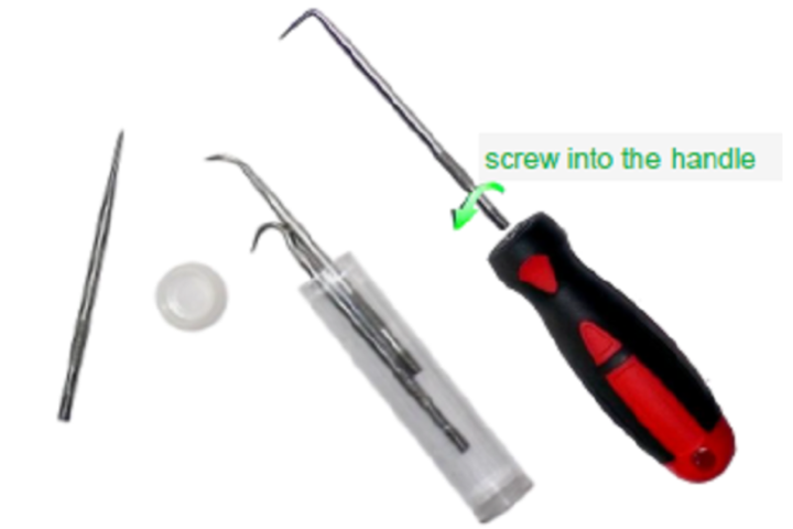 6-1/2” 5Pcs Hook & Pick Set 