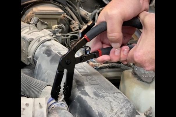 Curved Hose Clamp Pliers