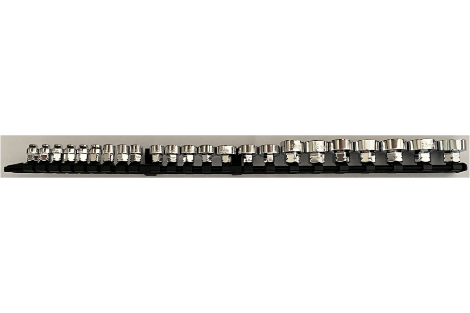 23PCS Dual Drive 6PT Low Profile Sockets Set