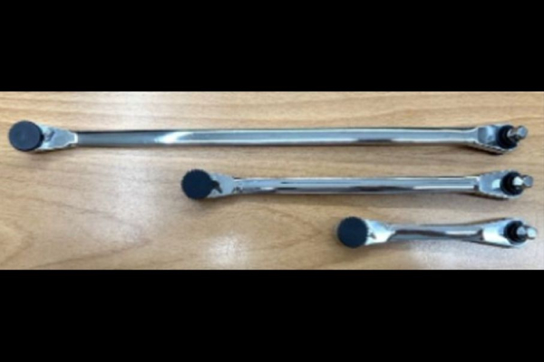 3PCS 72T 2 WAY REVERSIBLE DOUBLE END RATCHETING WRENCH SET, FIXED HEAD