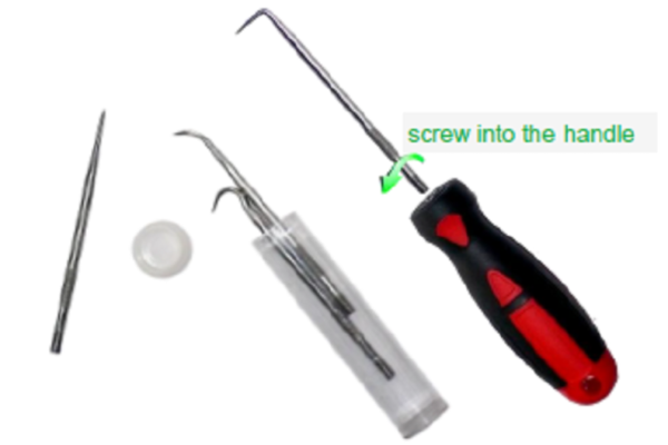6-1/2” 5Pcs Hook & Pick Set 