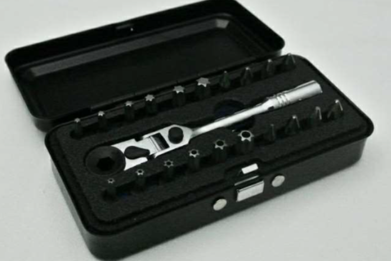 22PCS Flex Lock Ratchet Bits Handle Set